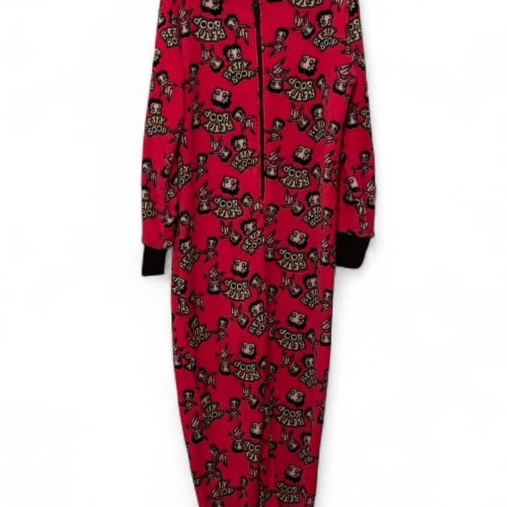 Red Graphic Jumpsuit